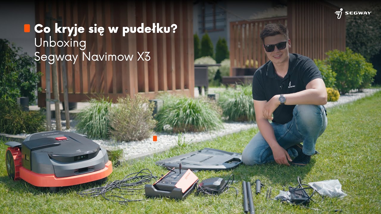 Co znajdziesz w zestawie robota koszącego serii X3?