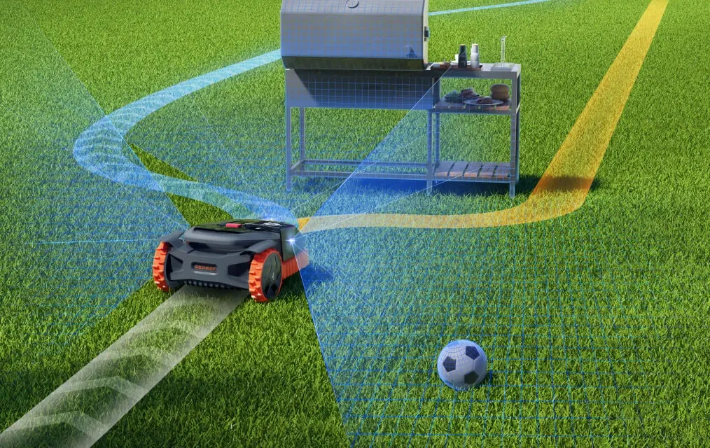 Navimow X3 - VisionFence i widok 300 stopni