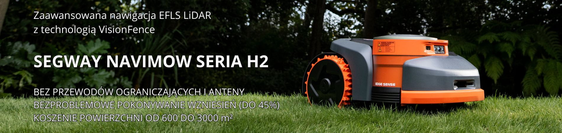 Baner - Segway NAVIMOW seria H2 - inteligentna kosiarka